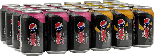 Mixtray Pepsi Zero Lemon en Cherry (12+12 stuks)