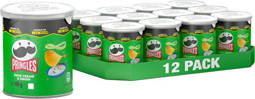 Pringles Sour Cream & Onion (12 x 40 gr)