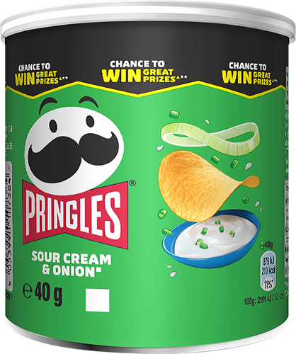 Pringles Sour Cream & Onion (12 x 40 gr)-2