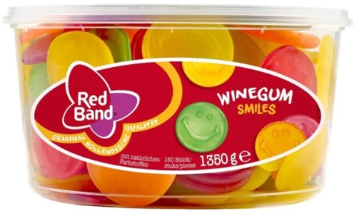 Red Band Winegum Smiles 1350gr