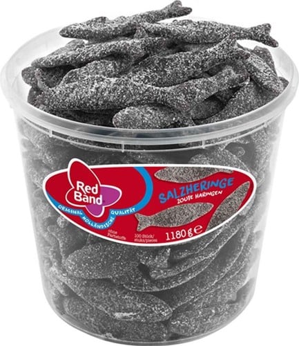 Red Band Zoute Drop Haringen 1180gr