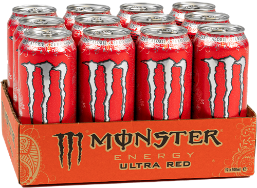 Monster Energy Ultra Red (12 x 500 ml)