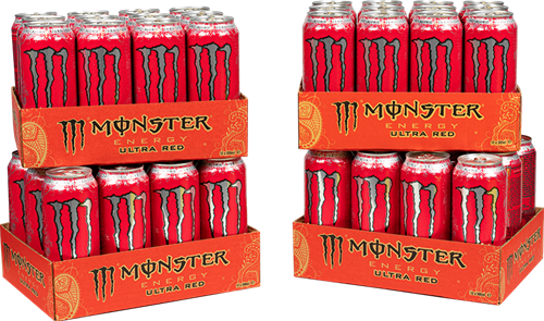 Monster Energy Ultra Red 4 Pack (48 x 500 ml)