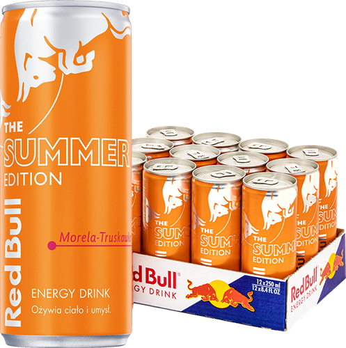 Red Bull Edition Summer Aardbei Abrikoos (12 x 250 ml)
