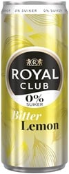 Royal Club Bitter Lemon 0% suiker (12 x 250 ml)