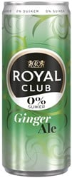 Royal Club Ginger Ale 0% suiker (24 x 250 ml)
