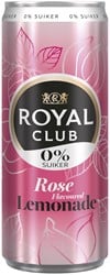 Royal Club Rose Lemonade 0% suiker (12 x 250 ml)