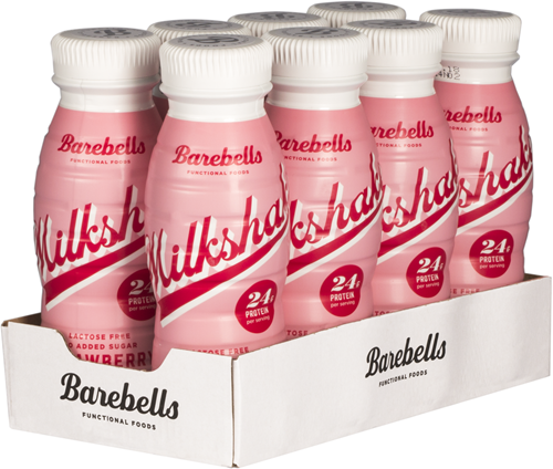 Barebells Milkshake Strawberry (8 x 330 ml)