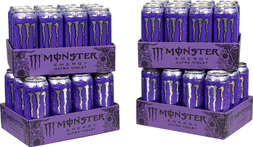 Monster Energy Ultra Violet 4-Pack (48 x 500 ml)