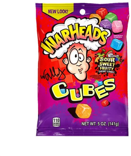 Warheads Chewy Candy Cubes (141 gr)